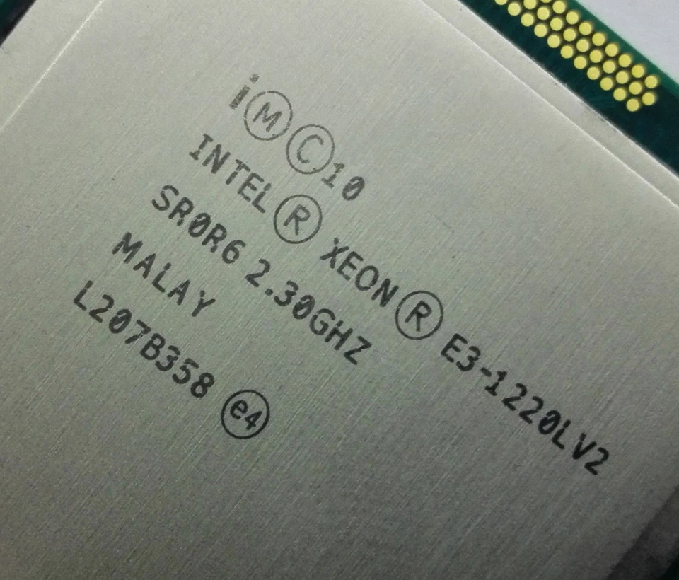 Intel Xeon E3-1220L V2 Processor CPU 2.3GHz LGA 1155 SR0R6 2-Core Free Shipping - Image 2 of 4