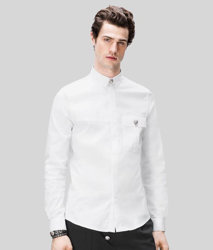 Camisa blanca versace new arrivals