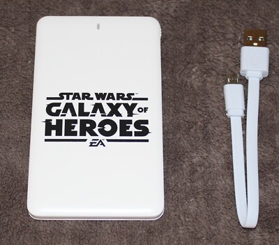 STAR WARS CELEBRATION 2022 EXCLUSIVE EA GALAXY OF HEROES POWER BANK