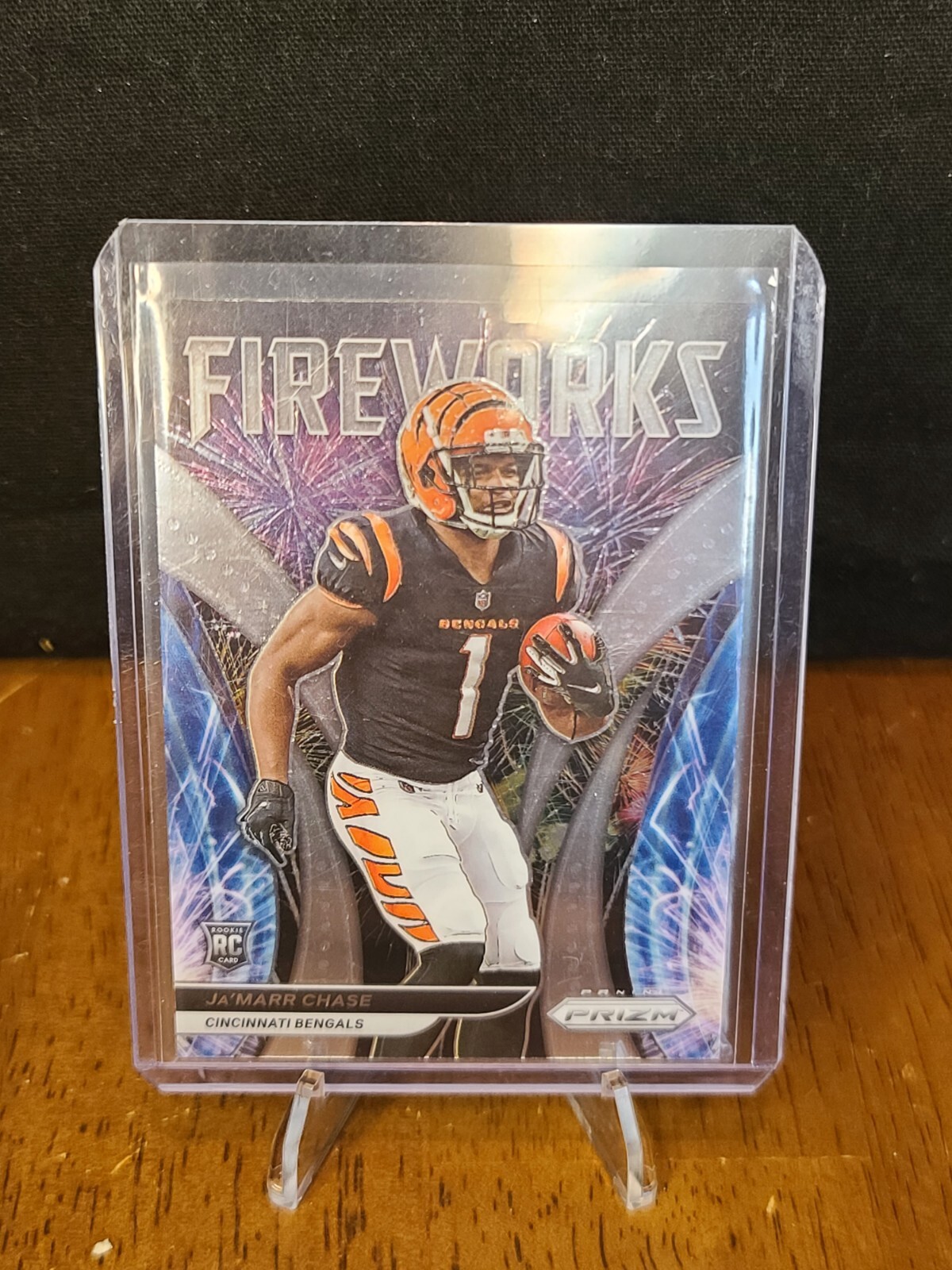 2021 Panini Prizm Fireworks #F-11 Ja'Marr Chase RC Cincinnati Bengals WR 🔥