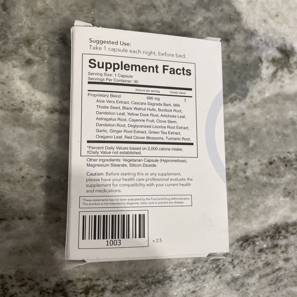 TruVision / Truvy ReNu Detox Weight Loss Management Supplement 120