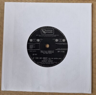 Shirley Bassey:Give him your love/If you go away (ne me quitte pas):UK:1967