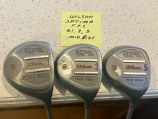 Wilson Optima T.P.C Mid Size Drivers, #1 #3 #5 TEMPO GAMA Shafts golf club. #109