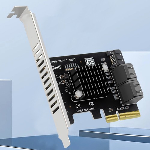 PCIe To 5-Port SATA3.0 Expansion Card Jmb585 Chip PCIe SATA Card(Full height) - Afbeelding 9 van 9