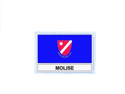 Wappenschild Patch Abzeichen Bedruckt; Flagge Italien Molise