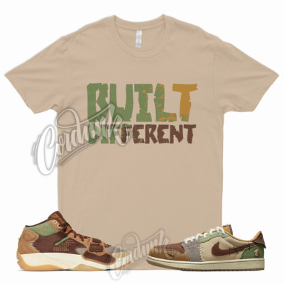 BUILT Shirt for 1 Low OG Zion Williamson Voodoo Flax Sesame Brown Green Fossil 2