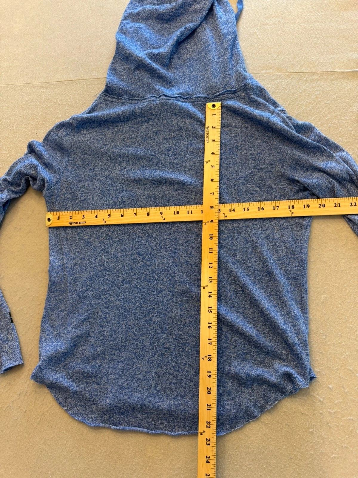 UNDERCOVER Felpa con cappuccio ROSA Victoria Secret donna XS blu maglia erica leggera