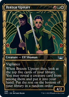 Streets of New Capenna - Brazen Upstart - Foil - Showcase