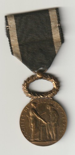 Médaille D'Honneur Travail & Prévoyance Sociale Par Oscar Roty - Bronze 1913