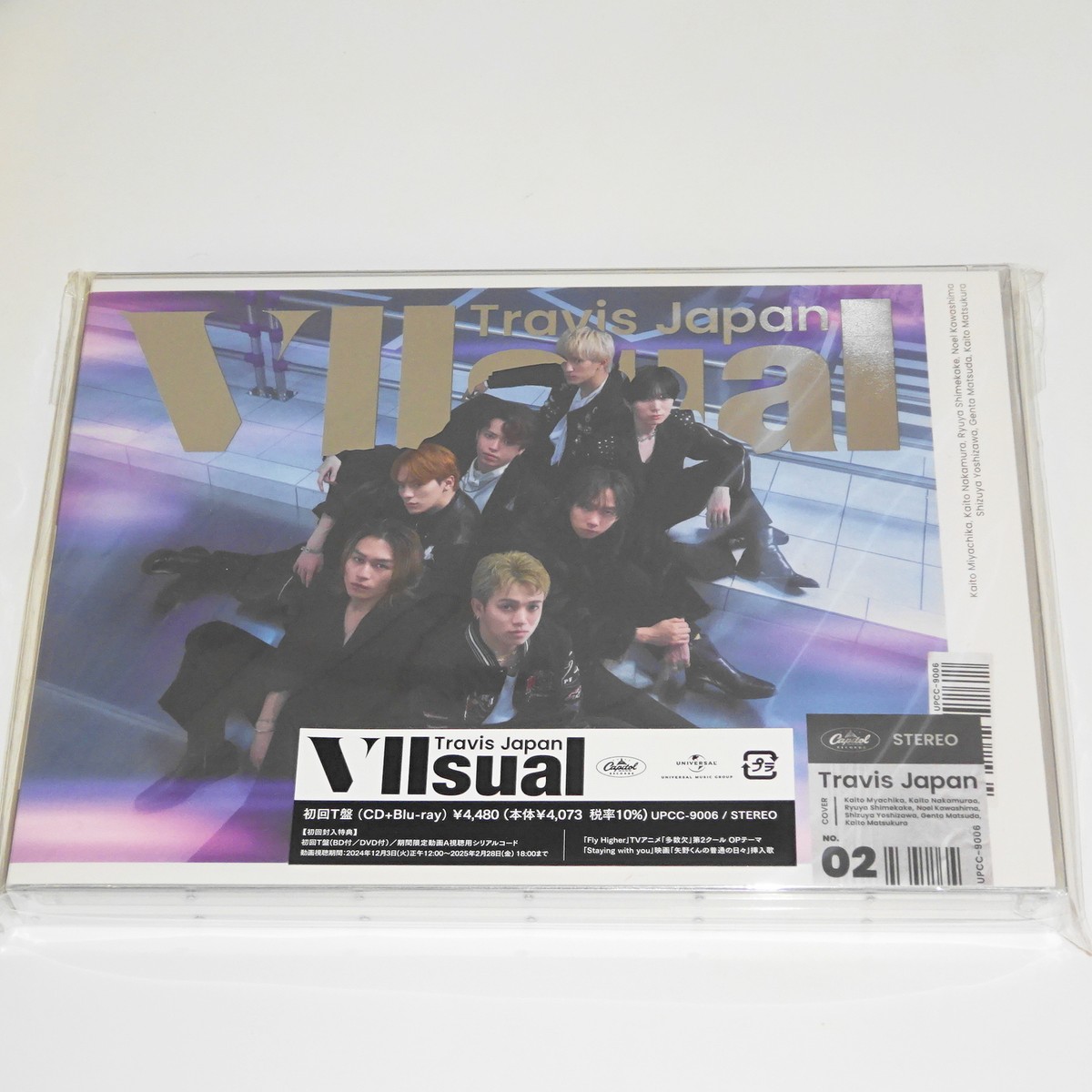 Travis Japan VIIsual (First Press T-Disc) J-POP CD+Blu-Ray Travis Japan VIIsual (First Press T-Disc) J-POP CD+Blu-Ray