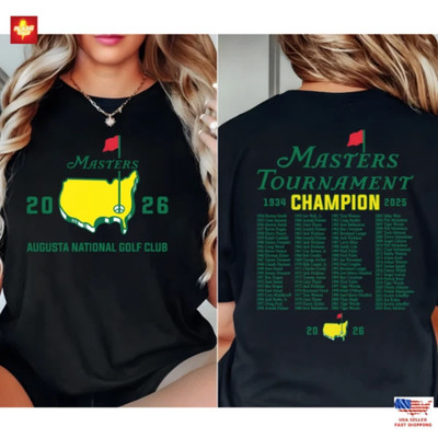 Masters Tournament 2026 Champion Golf Fan Augusta Style Tee
