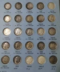 Roosevelt Dime Set 48 90% Silver Dimes, 75 Total 1946 - 1979 Whitman Folder