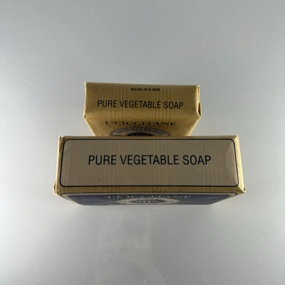 L'Occitane Extra Gentle Milk Soap Shea Butter 1x 100g/3.5oz Bar 1x 250g/8.8oz - Image 4 of 4