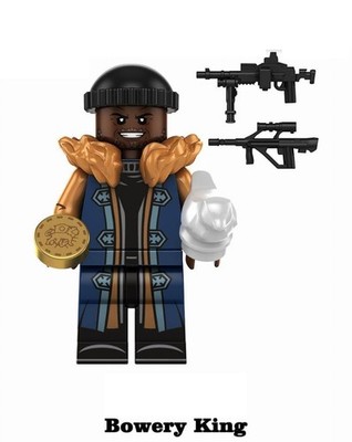 Bowery King / John Wick / Klemmbaustein Custom Minifigur MOC   Neu