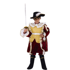 Red Noble Knight Costume - Kids