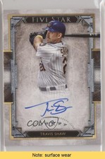 2018 Topps Five Star Travis Shaw #FSA-TS Auto READ f1f