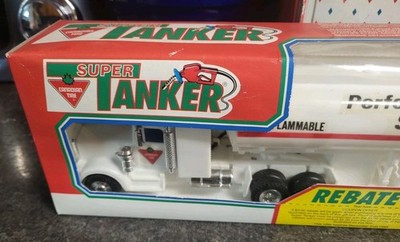 R/C Classic Tanker Truck ラジコン 1993 Canadian Tire Gas Super Tanker In Box, Remote, Mint, Large 17