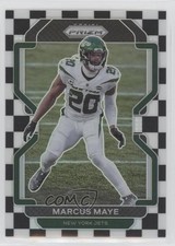 2021 Panini Prizm Black & White Checker Prizm Marcus Maye #91 0zb3