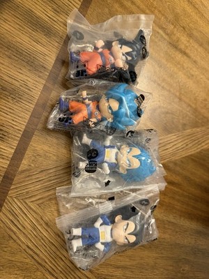 Burger King Dragon Ball Z Figures. Set Of 4. Goku 1 And 2 Vegeta 1 And 2