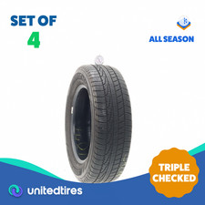 Set Of 4 Used 19565r15 Goodyear Assurance Weatherready 91h - 5.5-7.532 Set Of 4 Used 19565r15 Goodyear Assurance Weatherready 91h - 5.5-7.532