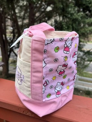 Hello Kitty Trader Joe s Mini Canvas Tote -Pink, Spring 2026 - Handmade w/tag