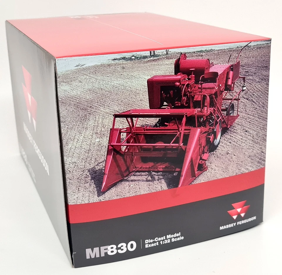 UH 1/32 Massey Ferguson 830 Combine 1960 Red Diecast Model Farm Tractor - Image 4 of 4