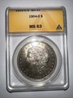1904-O Morgan Silver Dollar ANACS MS63 $1