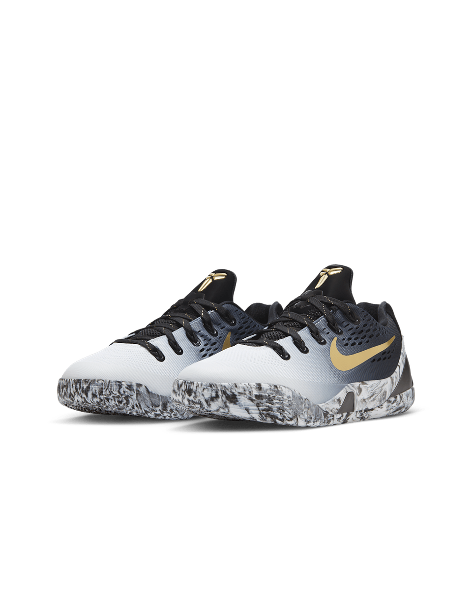 Nike Kobe 9 Low EM GS Mambacita Black White Gold Nby FV3607-002 6Y