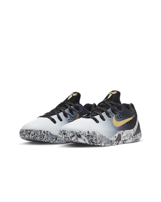 Nike Kobe 9 Low EM GS Mambacita Black White Gold Nby FV3607-002 6Y