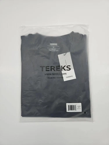 Men's Bamboo Organic Cotton T-Shirt Crew Neck Moisture Wicking Tee Black NWT image 7