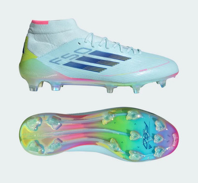 Adidas F50 Elite FG Capsule 99 Mid-Cut Stellar Icon Pack IH0115 Gr. 42 Sky Blue