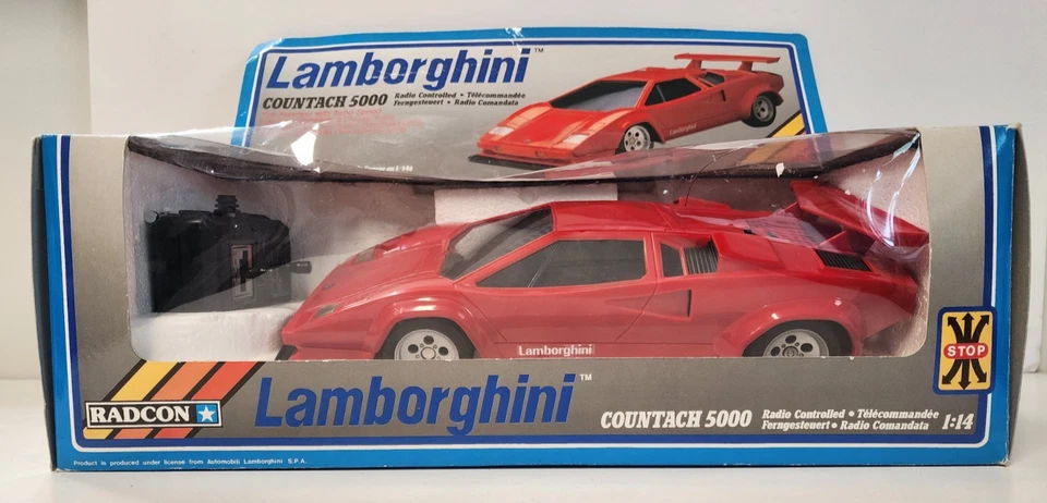 VTG RADCON 1:14 Lamborghini Countach 5000 RC Radio Controlled - read description - Bild 2 von 4
