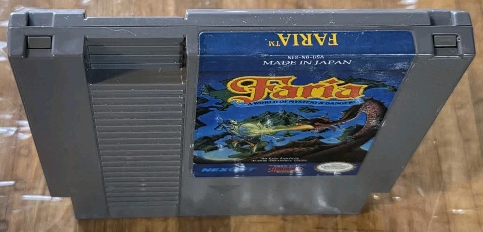 Faria: A World of Mystery and Danger (Nintendo NES, 1991) Authentic Works - Image 4 of 4