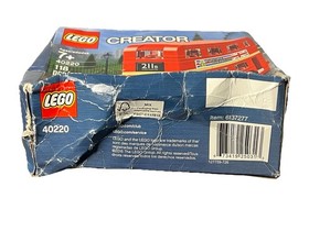 LEGO 40220 Creator London Bus Double Decker 118 Pcs New, Sealed *Damaged Box