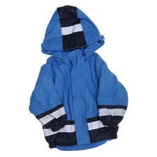 Didriksons, Regenjacke, Unisex (Kinder), Größe: 70, Blau/Schwarz/Grau #6xy