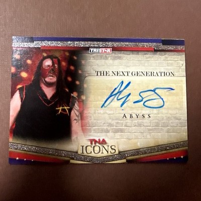 2010 TRISTAR TNA Icons The Next Generation Auto Abyss #NEXT9 Auto Autograph WWE