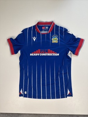 Linfield FC 2024/25 Home Football Shirt Macron Blue Size XL Soccer Jersey