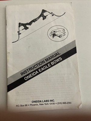 Oneida Eagle Bow Factory Manual 8