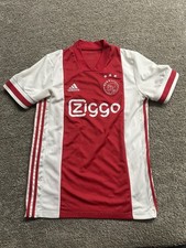 Ajax Amsterdam 2019 2020 Home Football Shirt Soccer Jersey Adidas Red Size M