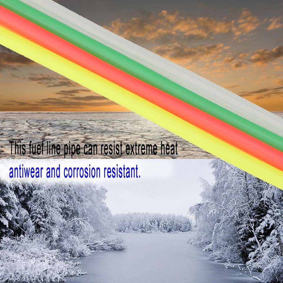 4PCS 1M 3*5mm Kraftstoffschlauch Benzinschlauch for RC 1:10 Benzin Auto. - Bild 2 von 4