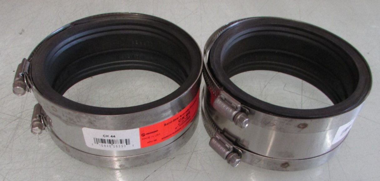 Mission 083930 - CK44 - 4" CI to 4" Copper - Transition Couplings - Lot of 2