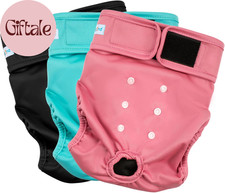 Washable Reusable Female Dog Period Diapers for Heat Doggie Puppy Diapers for Fe