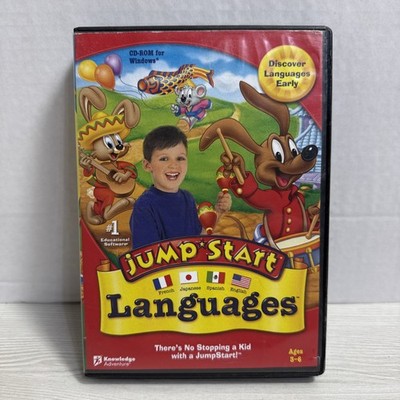 JumpStart Languages Age 3-6 2000s Era Windows CD ROM Vista/XP Compatible Vintage