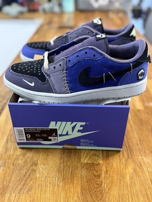 air paar Jordan 1 Retro Low OG Zion Williamson Voodoo neu ds boxed 