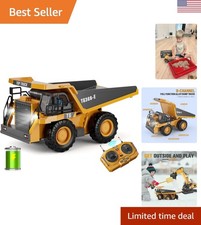 Remote Control 9-Channel Alloy Dump Truck   Engaging STEM Toy for Ages 3-12