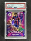 2023-24 Topps Chrome UEFA Japan Lamine Yamal #WK-3 Wonderkids RC PSA 10 GEM MT
