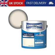 Johnstone's - Bathroom Paint - Antique Cream - Mid Sheen Finish - Stain Blocker