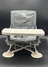 Hiccapop OnmiBoost Travel Booster Seat w/ Tray Folding  Portable - open box