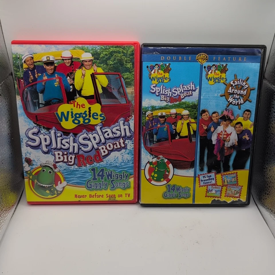 The Wiggles Lot of 4 DVDs Splish Splash Sailing Yule Be Wiggling Yummy Yummy Foto 2 de 4