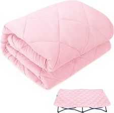 Sheet for Regalo My Cot Portable Toddler Bed Quilted, 54''x28'' Pink  Soft B...